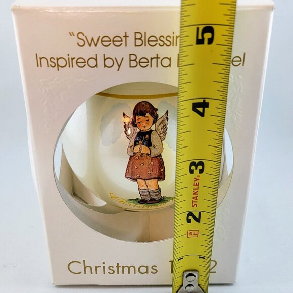 Berta Hummel Christmas Ball 1992 Hummel Ornament Schmid Sweet Blessings Vintage - Picture 11 of 12